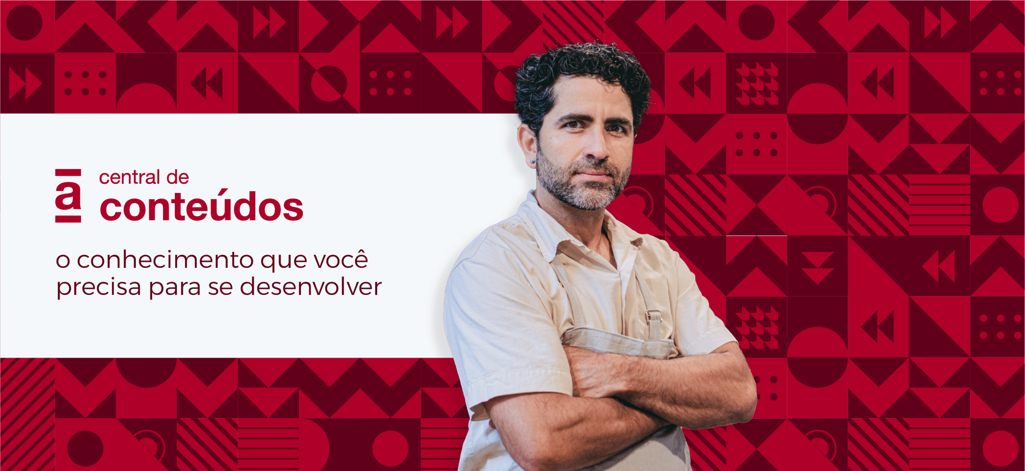 central de conteúdos - banner